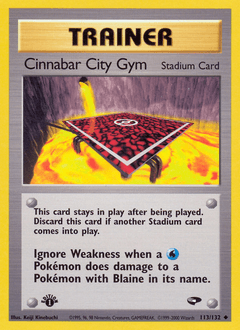 2000 Gym Challenge Cinnabar City Gym #113