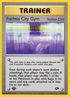 2000 Gym Challenge Fuchsia City Gym #114