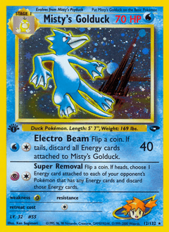 2000 Gym Challenge Misty's Golduck #12