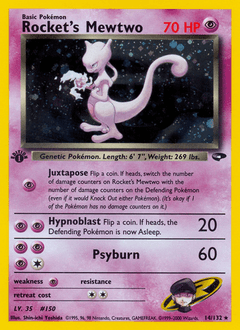 2000 Gym Challenge Rocket's Mewtwo #14