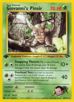 2000 Gym Challenge Giovanni's Pinsir #24