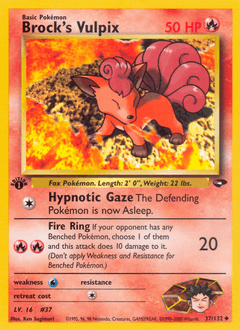 2000 Gym Challenge Brock's Vulpix #37