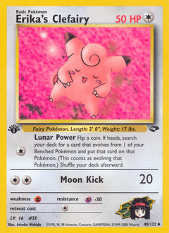 2000 Gym Challenge Erika's Clefairy #40