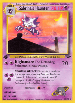 2000 Gym Challenge Sabrina's Haunter #55