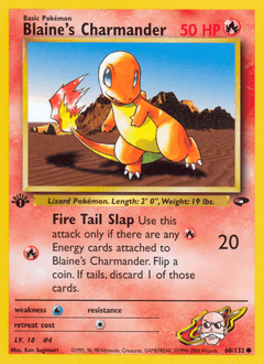 2000 Gym Challenge Blaine's Charmander #60