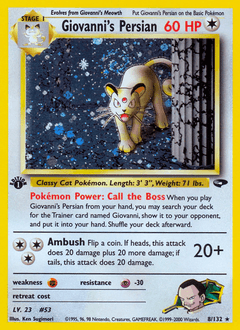 2000 Gym Challenge Giovanni's Persian #8