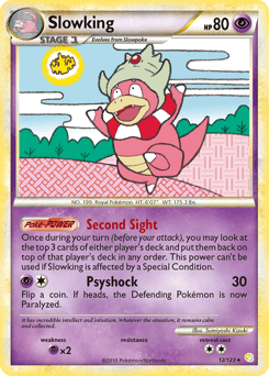 Slowking HeartGold & SoulSilver card