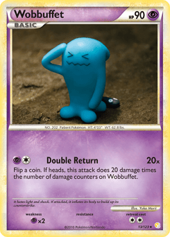 Wobbuffet HeartGold & SoulSilver card