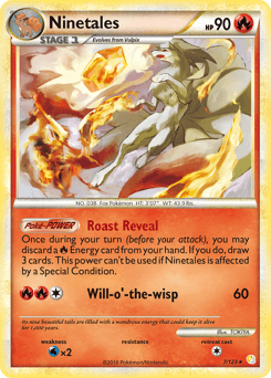 2010 HeartGold & SoulSilver Ninetales #7