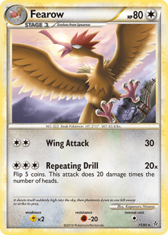 2010 HS—Unleashed Fearow #15