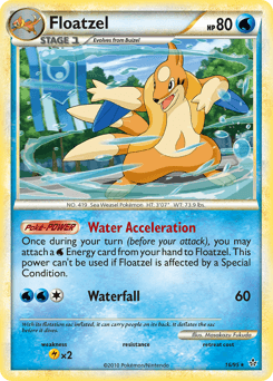 Floatzel HS—Unleashed card