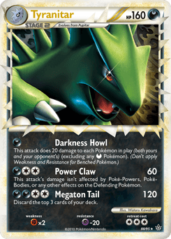 Tyranitar HS—Unleashed card