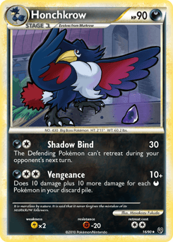 Honchkrow HS—Undaunted card