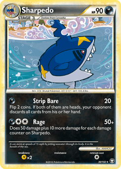 Sharpedo HS—Triumphant card