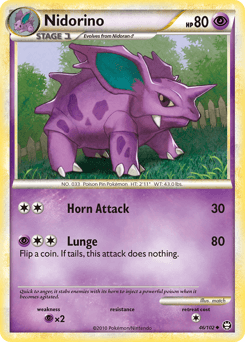 2010 HS—Triumphant Nidorino #46