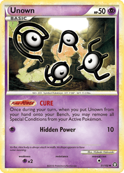 Unown HS—Triumphant card