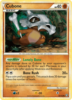 Cubone HS—Triumphant card