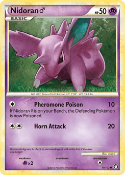Nidoran ♂ HS—Triumphant card