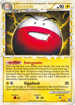Electrode HS—Triumphant card