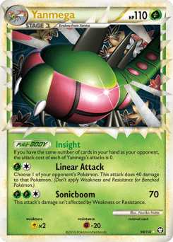 Yanmega HS—Triumphant card