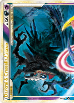 Darkrai & Cresselia LEGEND HS—Triumphant card