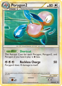 Porygon2 HGSS Black Star Promos card