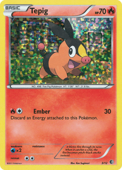 Tepig McDonald's Collection 2011 card