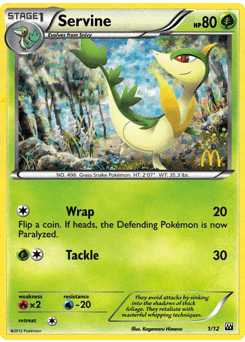 Servine McDonald's Collection 2012 card