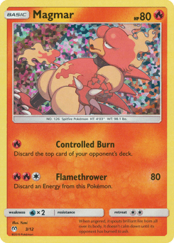 Magmar McDonald's Collection 2019 card