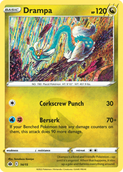 Drampa McDonald's Collection 2022 card