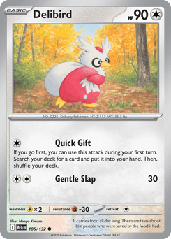 2025 Mega Evolution Delibird #105