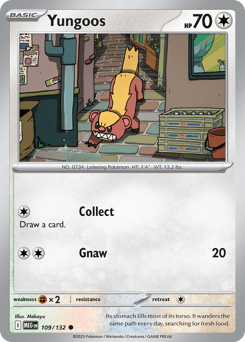 2025 Mega Evolution Yungoos #109