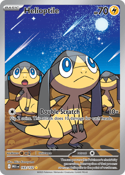 Helioptile Mega Evolution card