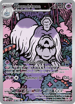 Houndstone Mega Evolution card