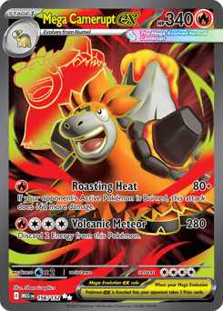 2025 Mega Evolution Mega Camerupt ex #156