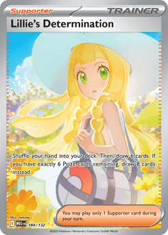 Lillie's Determination Mega Evolution card