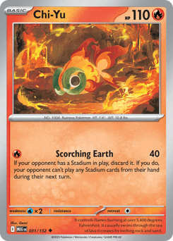 Chi-Yu Mega Evolution card