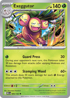 2025 Mega Evolution Exeggutor #5