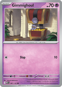 2025 Mega Evolution Gimmighoul #67