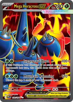 2025 Phantasmal Flames Mega Heracross ex #108