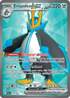 2025 Phantasmal Flames Empoleon ex #114