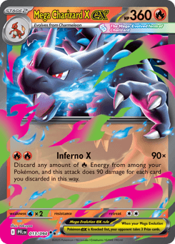 2025 Phantasmal Flames Mega Charizard X ex #13