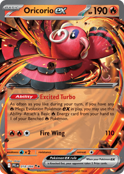 2025 Phantasmal Flames Oricorio ex #18