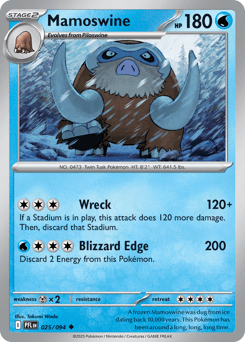 Mamoswine Phantasmal Flames card
