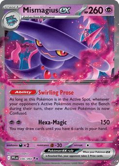 2025 Phantasmal Flames Mismagius ex #36