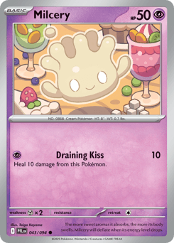 Milcery Phantasmal Flames card