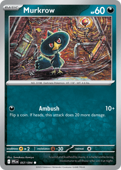 2025 Phantasmal Flames Murkrow #57