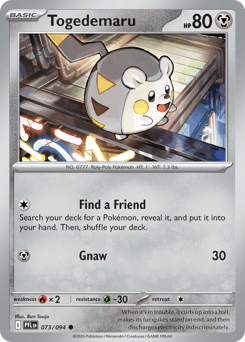 2025 Phantasmal Flames Togedemaru #73