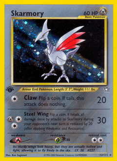 Skarmory Neo Genesis card