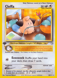 Cleffa Neo Genesis card